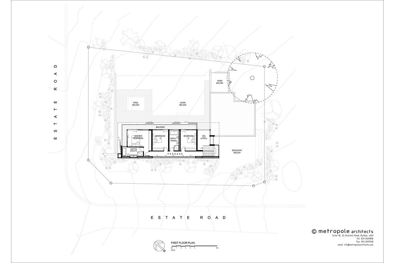 First Floor Plan. Courtesy Of Metropole Architects.