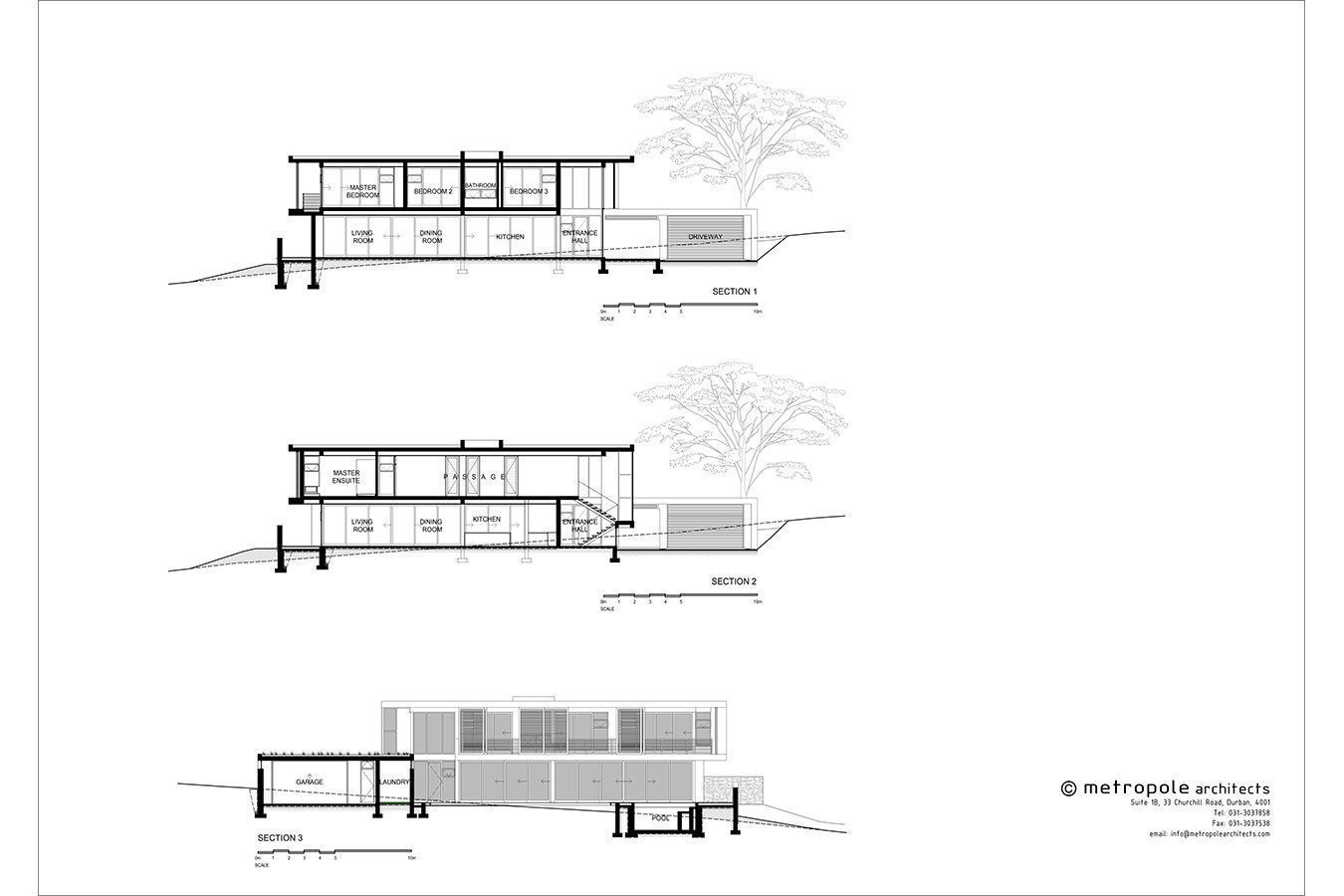 Sections. Courtesy Of Metropole Architects.