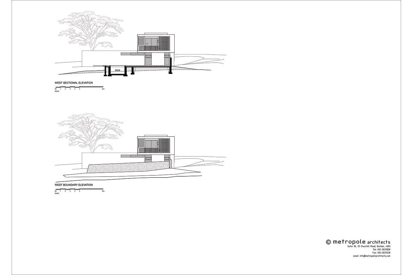 Elevations. Courtesy Of Metropole Architects.