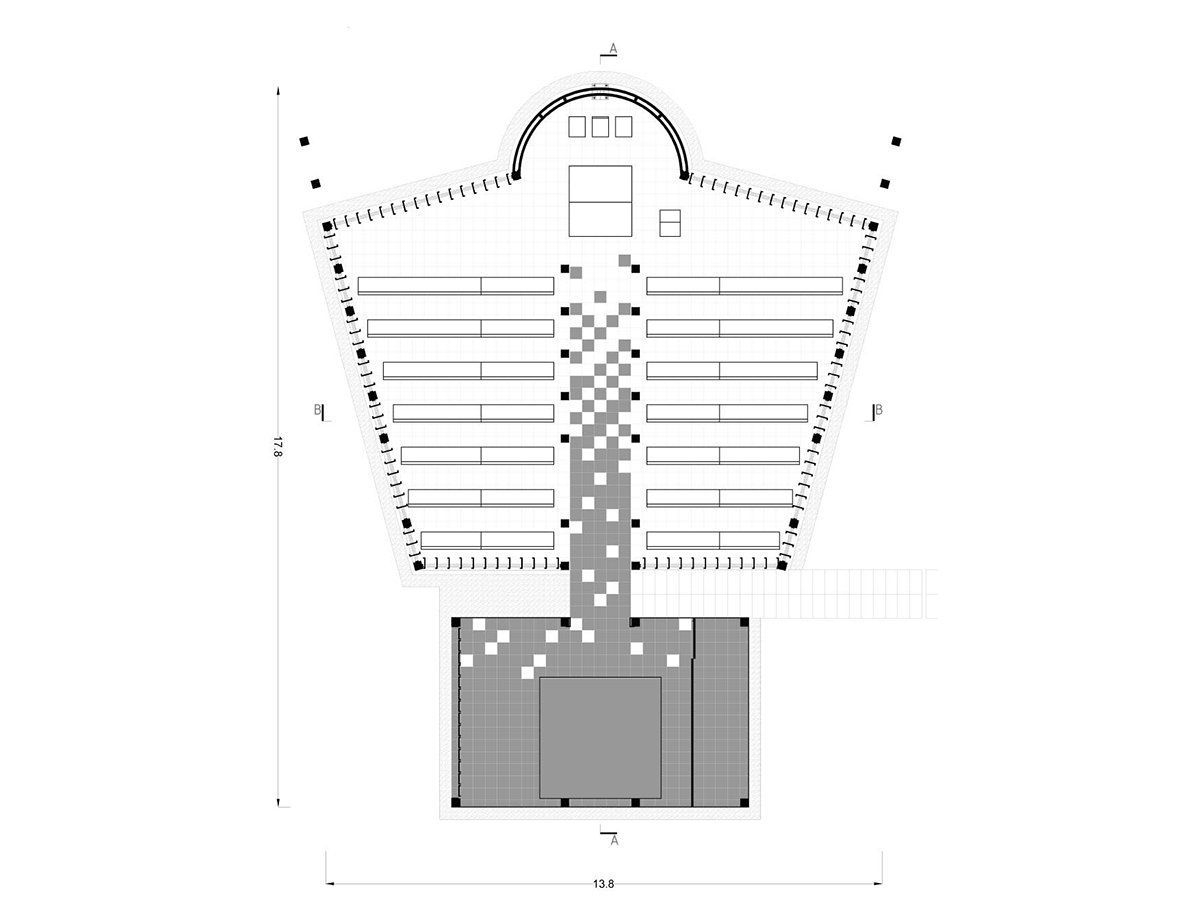 Floor Plan. Courtesy Of FATmaison