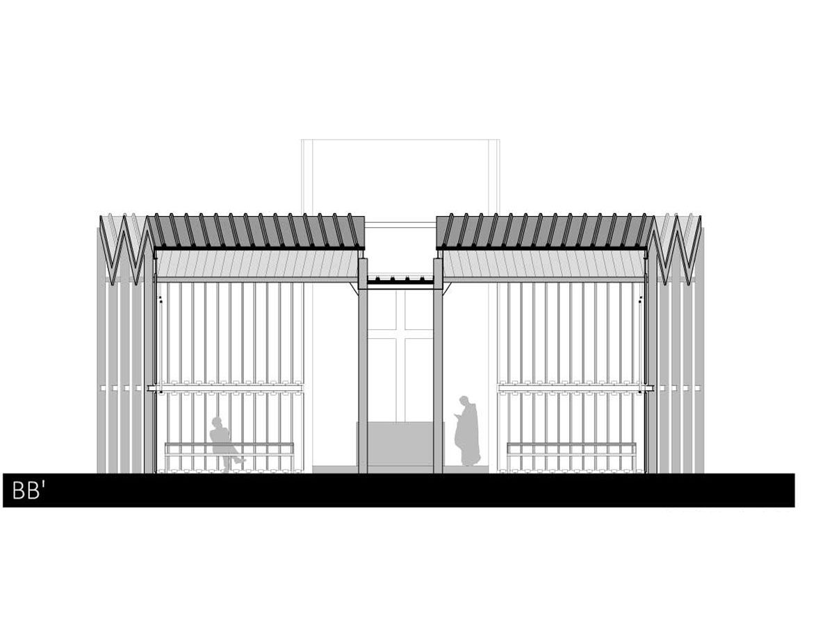 Section. Courtesy Of FATmaison