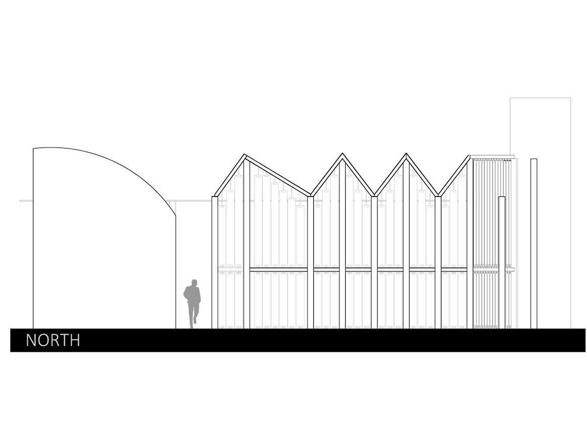North Elevation. Courtesy Of FATmaison