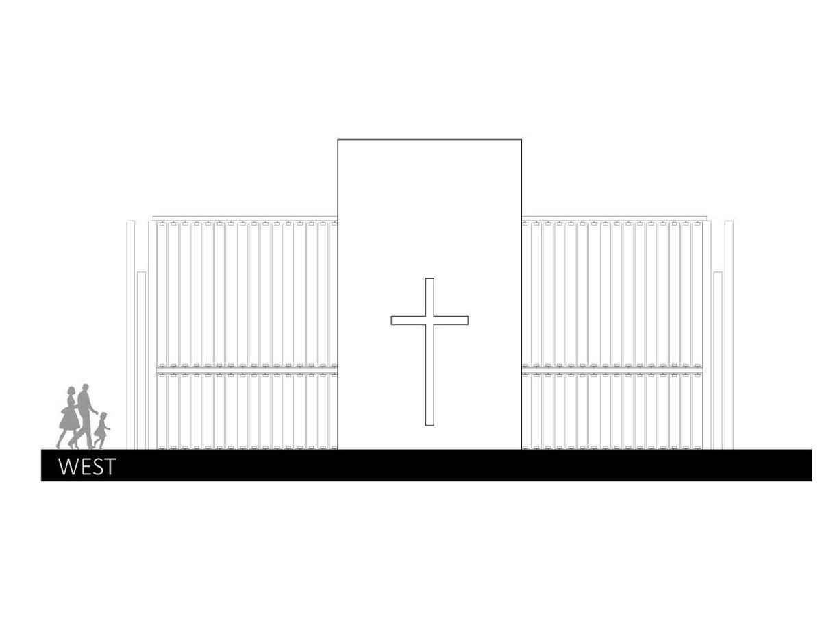 West Elevation. Courtesy Of FATmaison