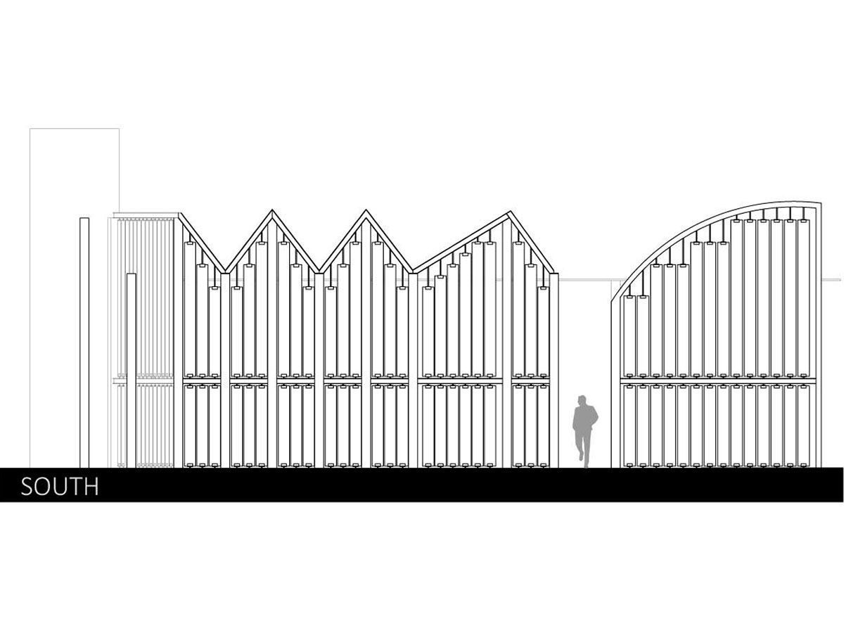 South Elevation. Courtesy Of FATmaison