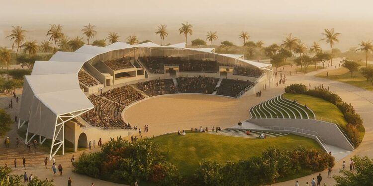 Porto Novo Cultural Arena / StudioMAAC
