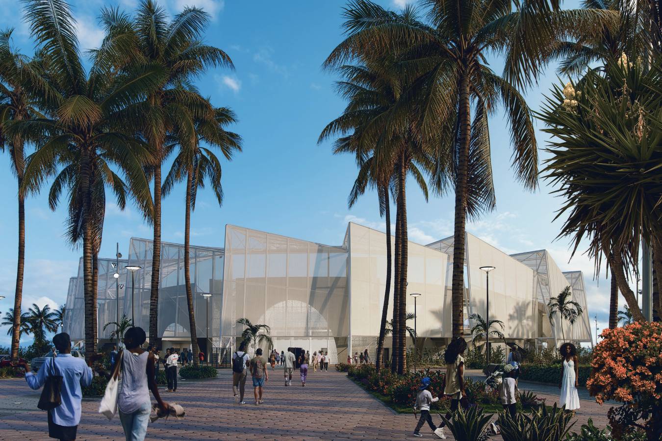 Arena Main Entrance. © StudioMAAC, +Unboxed