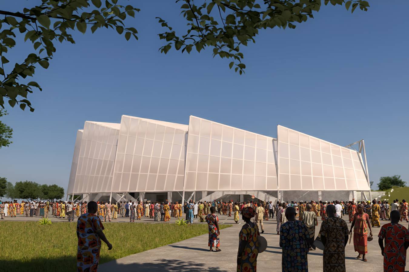 Arena West External View. © StudioMAAC, IA Edited